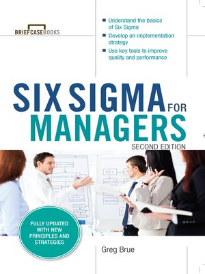 cover image of Six Sigma for Managers